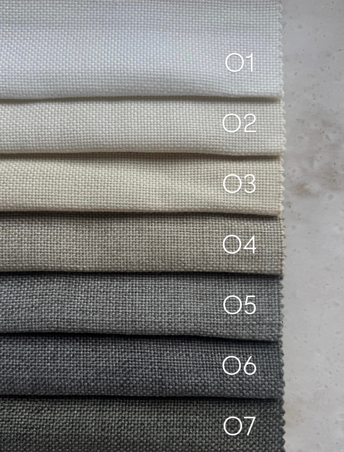 Night curtain NADIA, height 300cm.