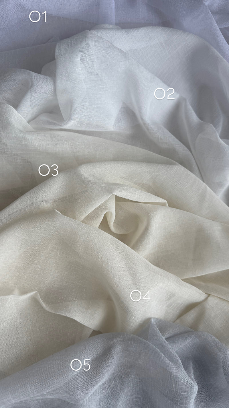 Day curtain LUCA, height 330cm.