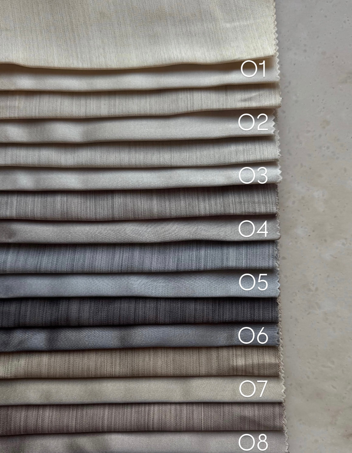 Blackout curtain DALA, height 320cm.