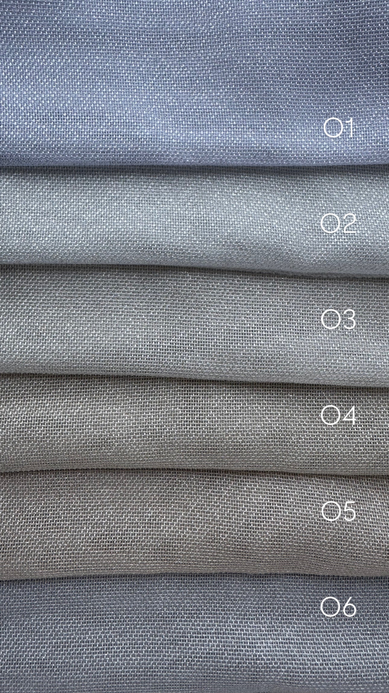 Dieninė užuolaida DIAMOND, aukštis 330cm.