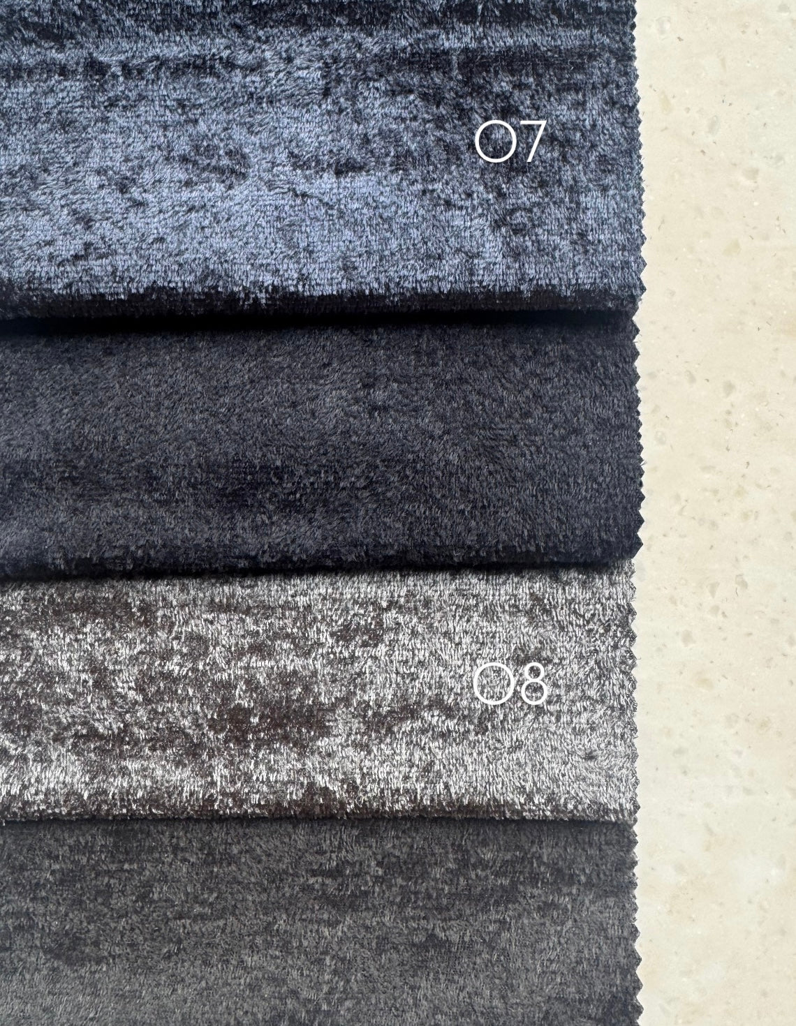 Night curtain DAMO (blackout), height 259cm.