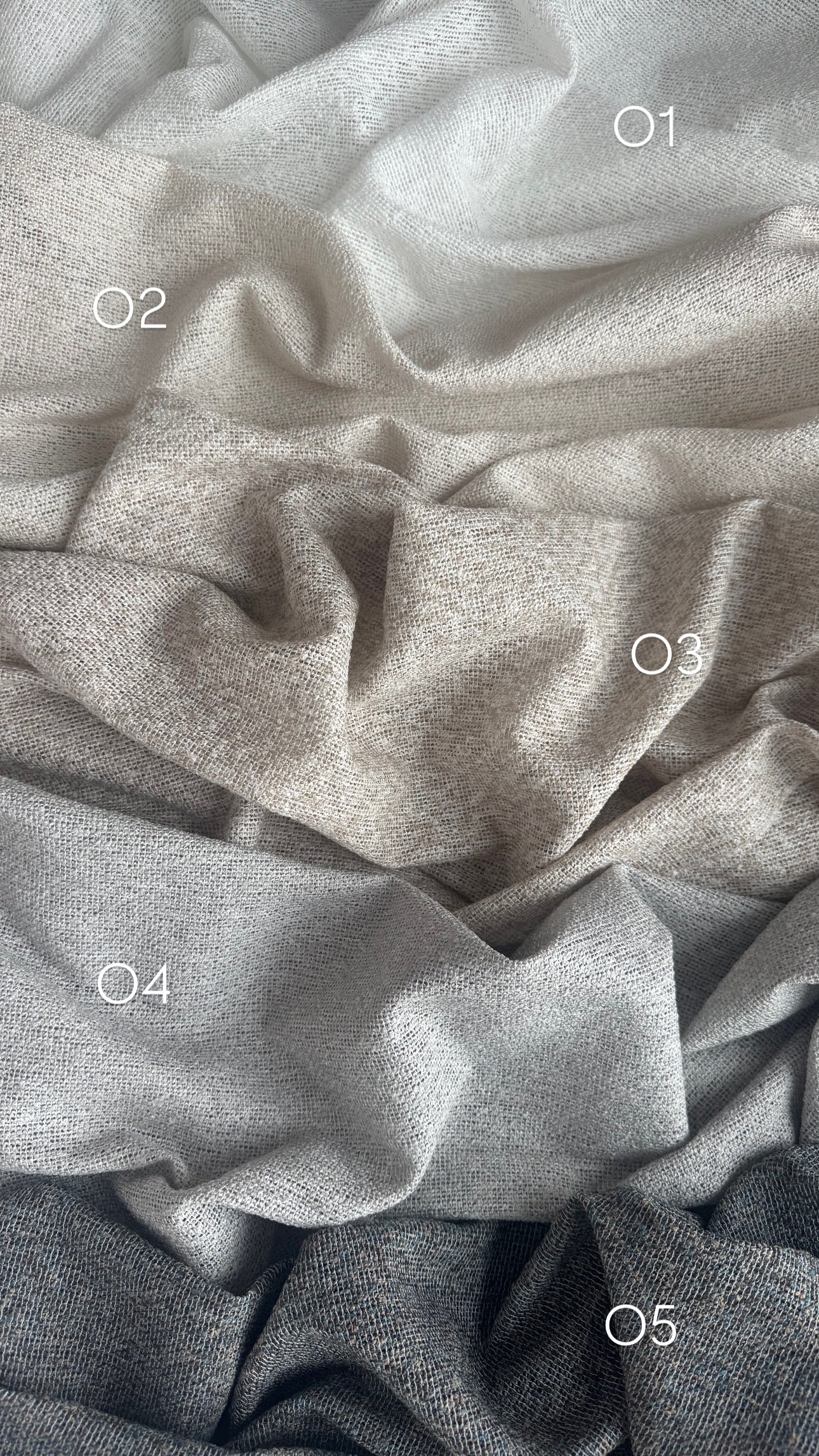 Dieninė užuolaida VIVALDO, aukštis 330cm.