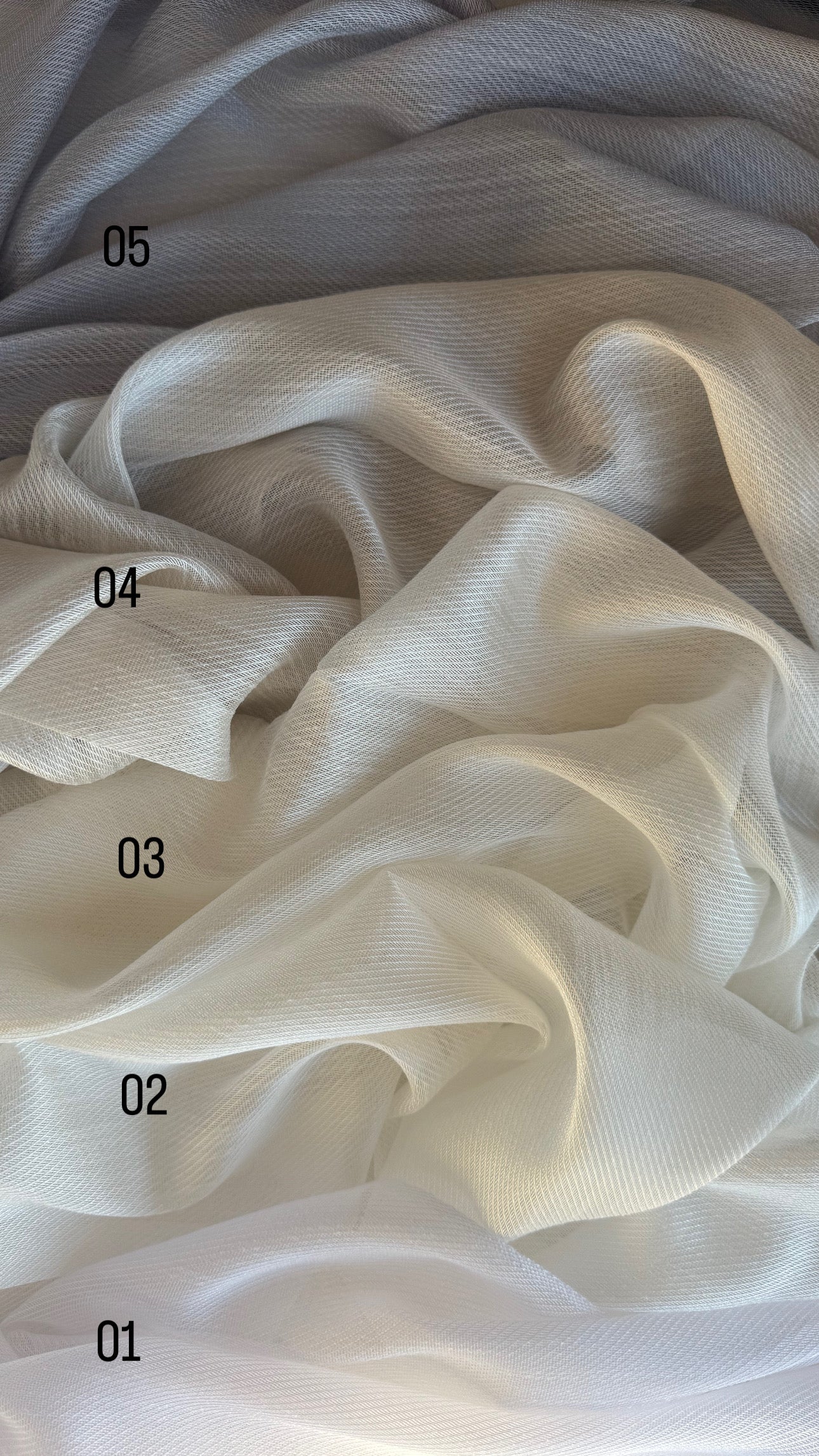 Dieninė užuolaida Mia 05, aukštis 300cm