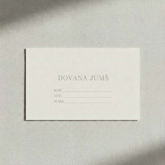 Lietuviškas dovanų čekis